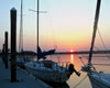 Sunset at South Harbor marina (80kb)
